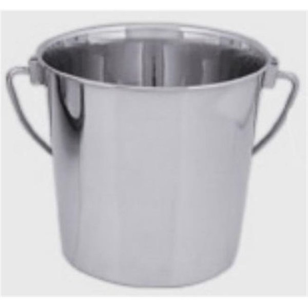 Qt Dog QT Dog SS0143 6 Quart Bucket - Stainless Steel SS0143